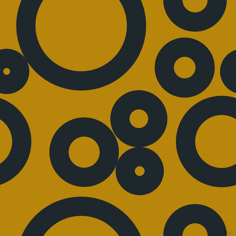 bubbles, circles, sponge, big, medium, small, 65 pixel line width, Black Pearl and Dark Goldenrod circles bubbles sponge soap seamless tileable