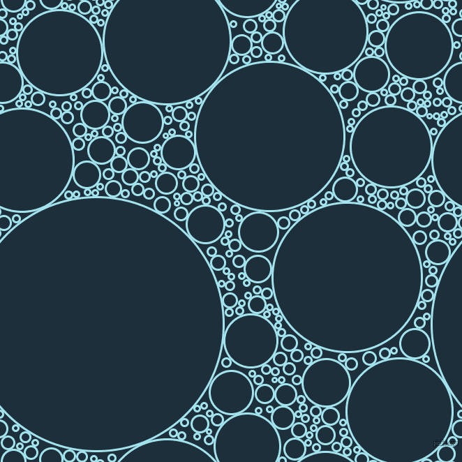 bubbles, circles, sponge, big, medium, small, 3 pixel line width, Blizzard Blue and Tangaroa circles bubbles sponge soap seamless tileable