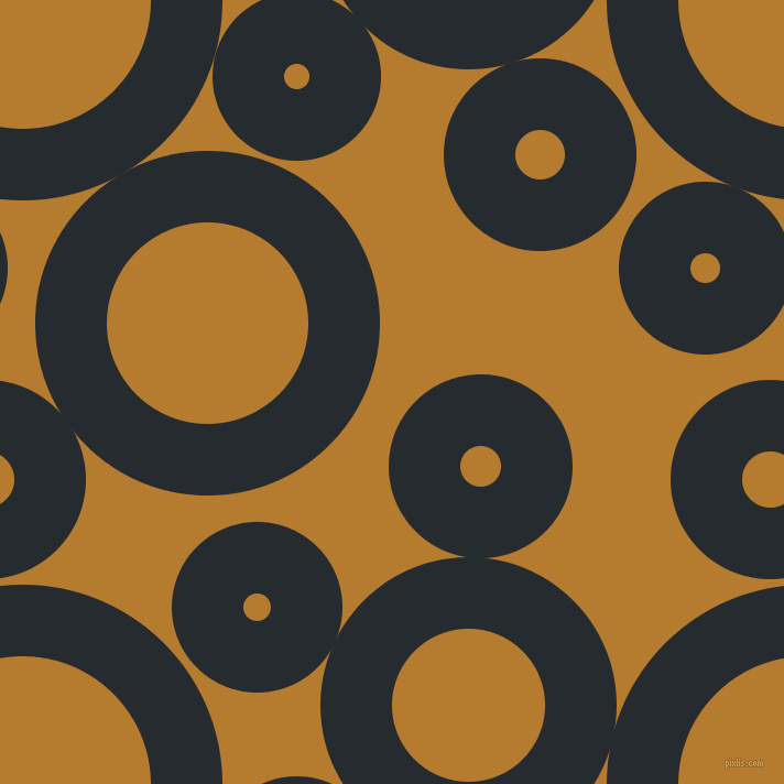 bubbles, circles, sponge, big, medium, small, 65 pixel line width, Blue Charcoal and Mandalay circles bubbles sponge soap seamless tileable