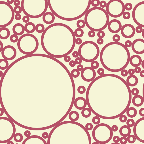 bubbles, circles, sponge, big, medium, small, 9 pixel line width, Blush and Hint Of Yellow circles bubbles sponge soap seamless tileable