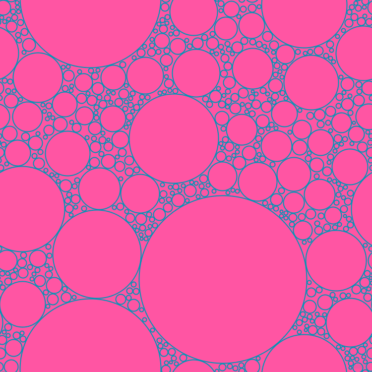 bubbles, circles, sponge, big, medium, small, 2 pixel line width, Bondi Blue and Brilliant Rose circles bubbles sponge soap seamless tileable
