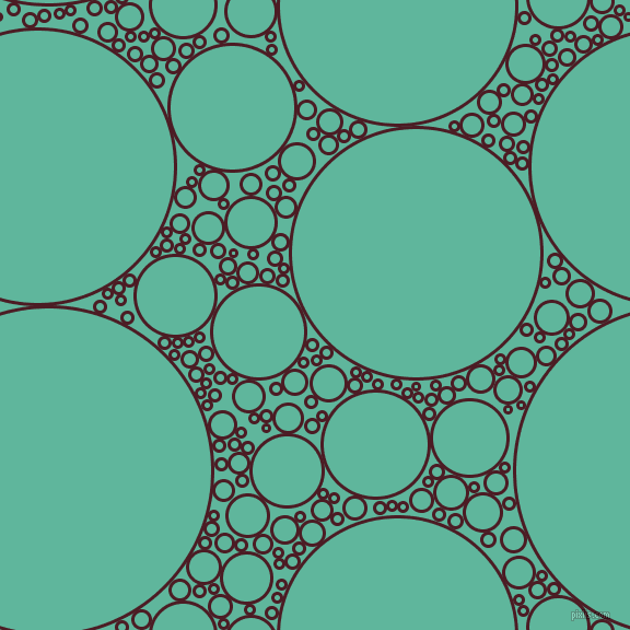 bubbles, circles, sponge, big, medium, small, 3 pixel line width, Bordeaux and Keppel circles bubbles sponge soap seamless tileable