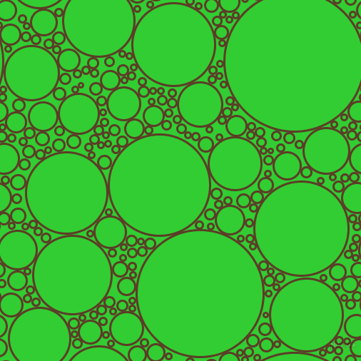 bubbles, circles, sponge, big, medium, small, 3 pixel line width, Bracken and Lime Green circles bubbles sponge soap seamless tileable
