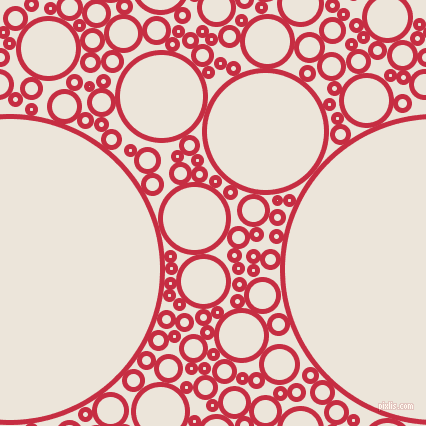 bubbles, circles, sponge, big, medium, small, 5 pixel line width, Brick Red and Soapstone circles bubbles sponge soap seamless tileable