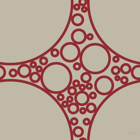 bubbles, circles, sponge, big, medium, small, 9 pixel line width, Bright Red and Ash circles bubbles sponge soap seamless tileable
