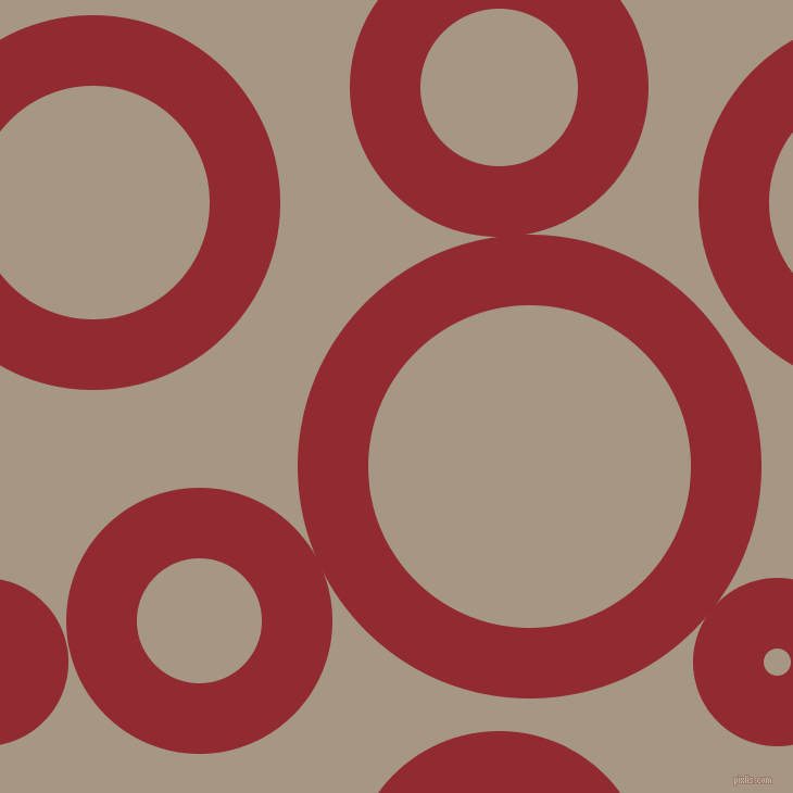 bubbles, circles, sponge, big, medium, small, 65 pixel line width, Bright Red and Malta circles bubbles sponge soap seamless tileable