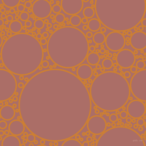 bubbles, circles, sponge, big, medium, small, 5 pixel line width, Bronze and Coral Tree circles bubbles sponge soap seamless tileable
