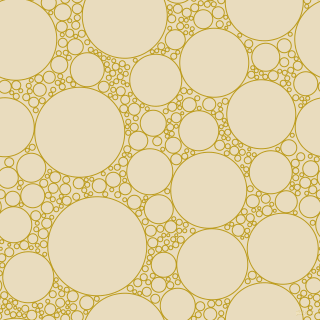 bubbles, circles, sponge, big, medium, small, 2 pixel line width, Buddha Gold and Double Pearl Lusta circles bubbles sponge soap seamless tileable