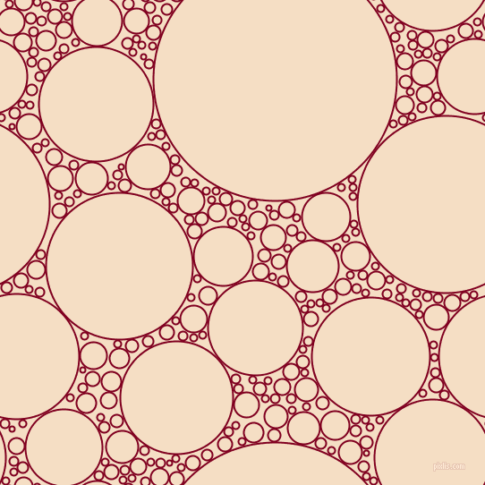 bubbles, circles, sponge, big, medium, small, 2 pixel line width, Burgundy and Sazerac circles bubbles sponge soap seamless tileable