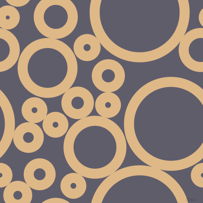 bubbles, circles, sponge, big, medium, small, 33 pixel line width, Burly Wood and Smoky circles bubbles sponge soap seamless tileable