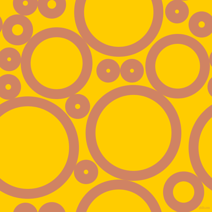 bubbles, circles, sponge, big, medium, small, 33 pixel line width, Burning Sand and Tangerine Yellow circles bubbles sponge soap seamless tileable