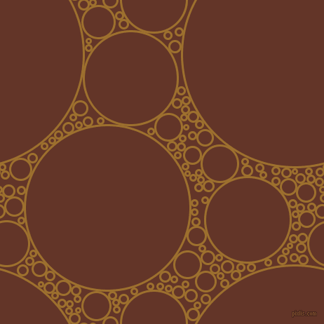 bubbles, circles, sponge, big, medium, small, 3 pixel line width, Buttered Rum and Hairy Heath circles bubbles sponge soap seamless tileable