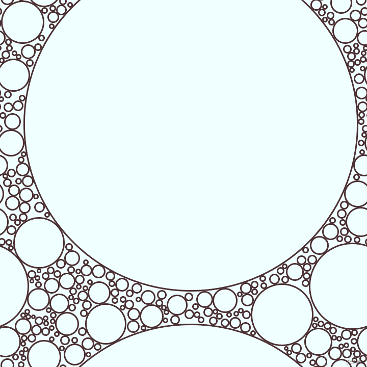 bubbles, circles, sponge, big, medium, small, 3 pixel line width, Cab Sav and Azure circles bubbles sponge soap seamless tileable