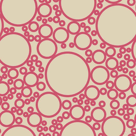 bubbles, circles, sponge, big, medium, small, 9 pixel line width, Cabaret and Spanish White circles bubbles sponge soap seamless tileable