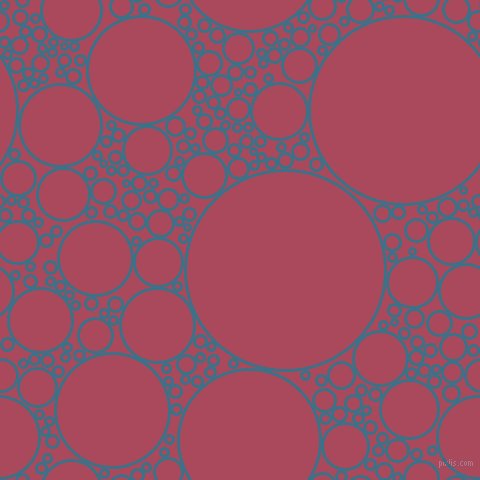 bubbles, circles, sponge, big, medium, small, 3 pixel line width, Calypso and Hippie Pink circles bubbles sponge soap seamless tileable