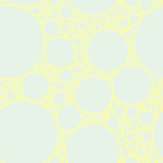 bubbles, circles, sponge, big, medium, small, 3 pixel line width, Canary and Aqua Spring circles bubbles sponge soap seamless tileable