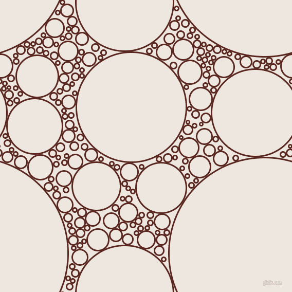 bubbles, circles, sponge, big, medium, small, 3 pixel line width, Caput Mortuum and Desert Storm circles bubbles sponge soap seamless tileable