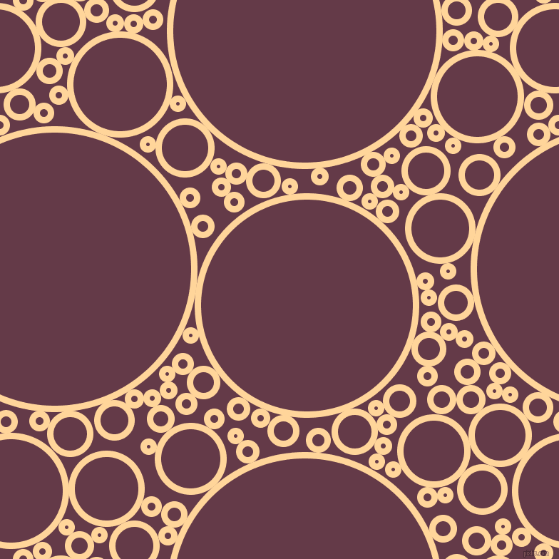 bubbles, circles, sponge, big, medium, small, 9 pixel line width, Caramel and Tawny Port circles bubbles sponge soap seamless tileable