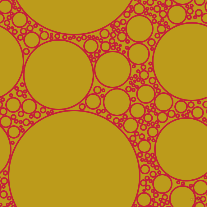 bubbles, circles, sponge, big, medium, small, 5 pixel line width, Cardinal and Buddha Gold circles bubbles sponge soap seamless tileable