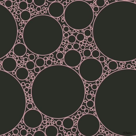 bubbles, circles, sponge, big, medium, small, 3 pixel line width, Careys Pink and Marshland circles bubbles sponge soap seamless tileable