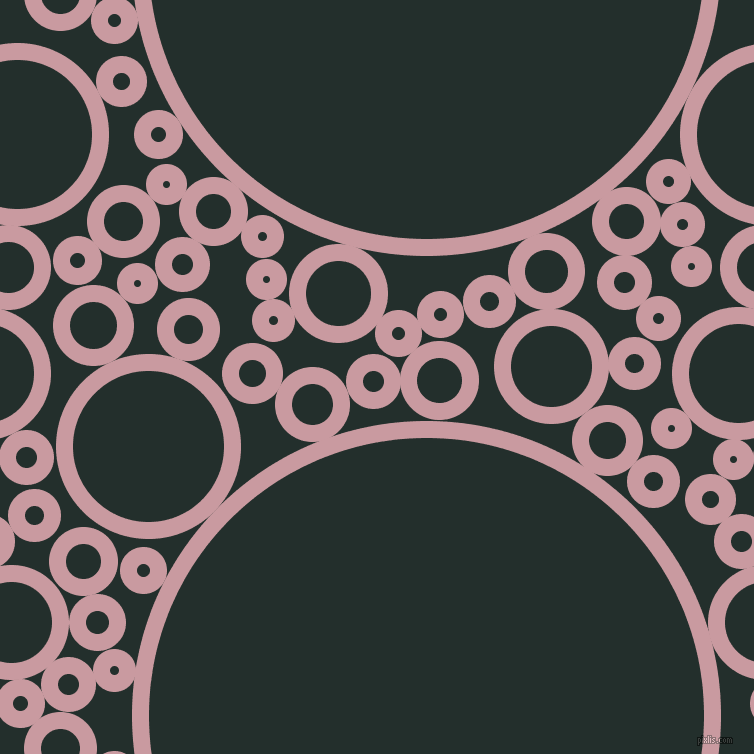 bubbles, circles, sponge, big, medium, small, 17 pixel line width, Careys Pink and Racing Green circles bubbles sponge soap seamless tileable