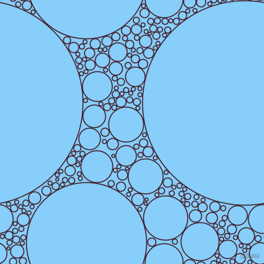 bubbles, circles, sponge, big, medium, small, 2 pixel line width, Castro and Light Sky Blue circles bubbles sponge soap seamless tileable