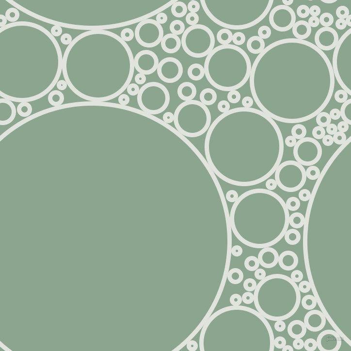 bubbles, circles, sponge, big, medium, small, 9 pixel line width, Catskill White and Envy circles bubbles sponge soap seamless tileable