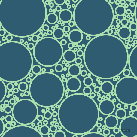 bubbles, circles, sponge, big, medium, small, 5 pixel line width, Celadon and Blumine circles bubbles sponge soap seamless tileable