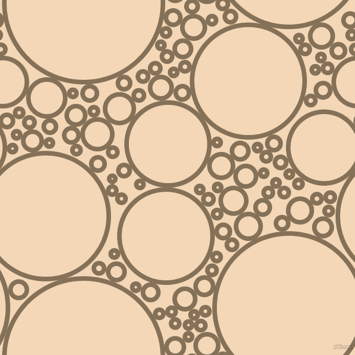 bubbles, circles, sponge, big, medium, small, 9 pixel line width, Cement and Pink Lady circles bubbles sponge soap seamless tileable