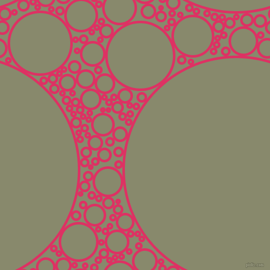 bubbles, circles, sponge, big, medium, small, 5 pixel line width, Cerise and Bitter circles bubbles sponge soap seamless tileable