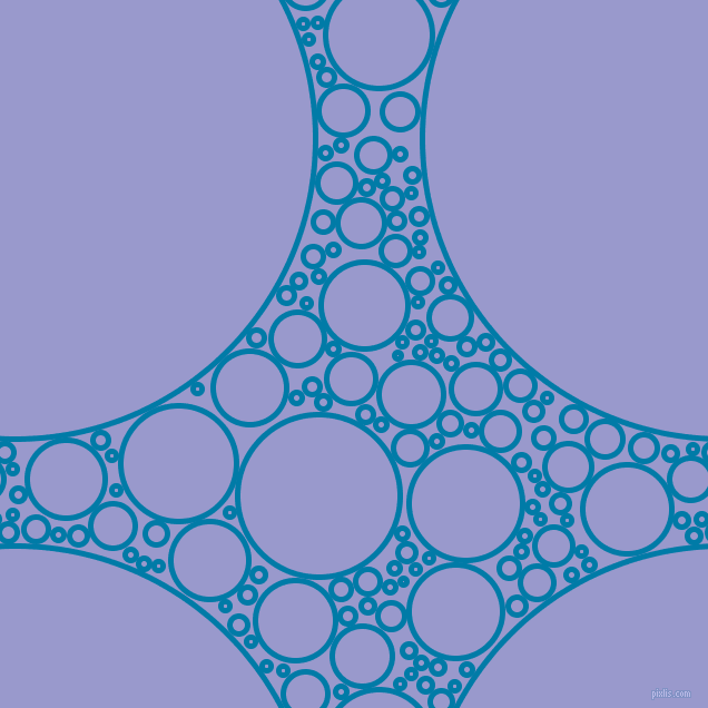 bubbles, circles, sponge, big, medium, small, 5 pixel line width, Cerulean and Blue Bell circles bubbles sponge soap seamless tileable