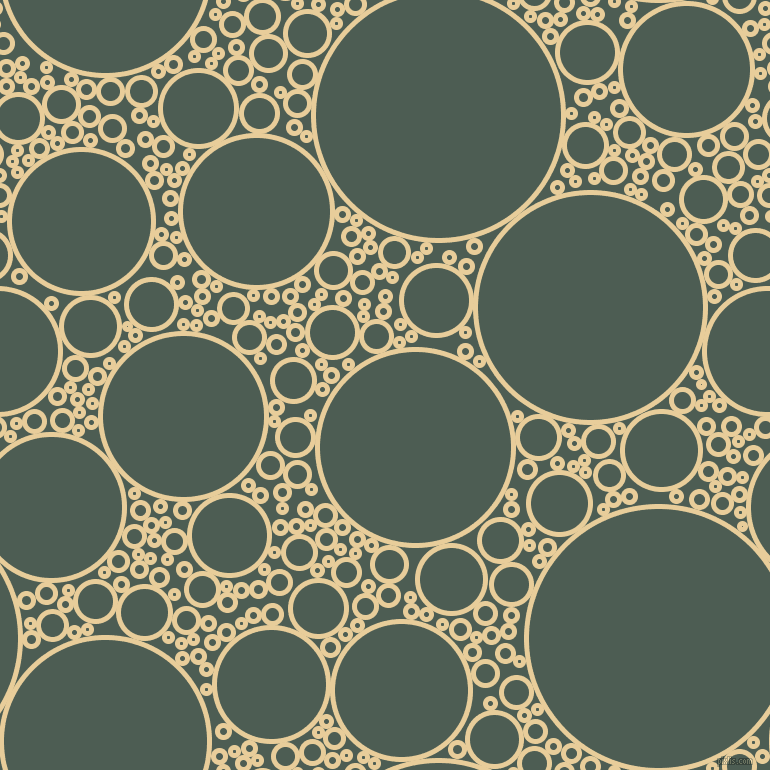 bubbles, circles, sponge, big, medium, small, 5 pixel line width, Chamois and Feldgrau circles bubbles sponge soap seamless tileable