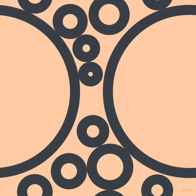 bubbles, circles, sponge, big, medium, small, 33 pixel line width, Charade and Peach circles bubbles sponge soap seamless tileable