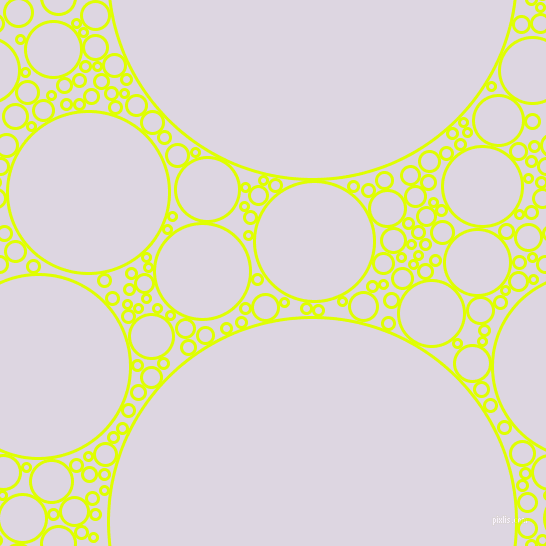 bubbles, circles, sponge, big, medium, small, 3 pixel line width, Chartreuse Yellow and Titan White circles bubbles sponge soap seamless tileable