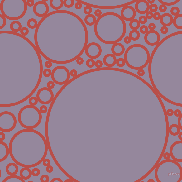 bubbles, circles, sponge, big, medium, small, 9 pixel line width, Chestnut and Amethyst Smoke circles bubbles sponge soap seamless tileable
