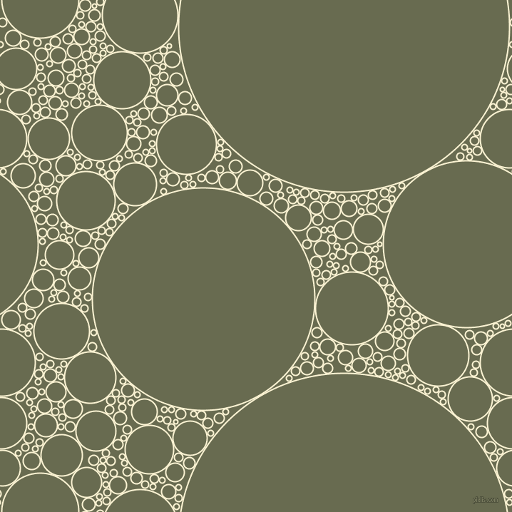 bubbles, circles, sponge, big, medium, small, 2 pixel line width, China Ivory and Siam circles bubbles sponge soap seamless tileable