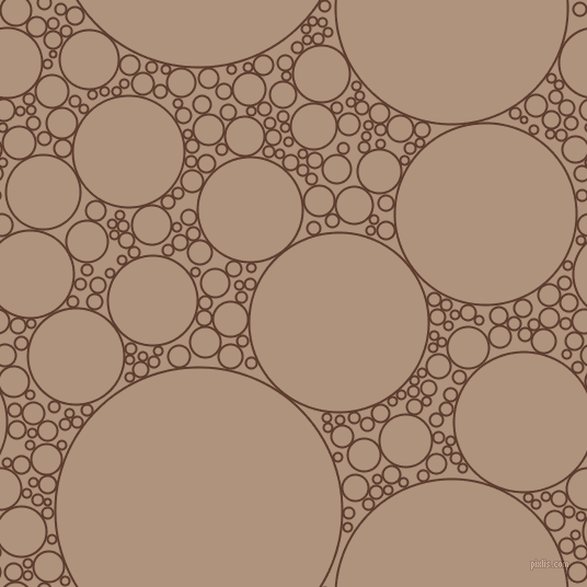 bubbles, circles, sponge, big, medium, small, 2 pixel line width, Cioccolato and Sandrift circles bubbles sponge soap seamless tileable