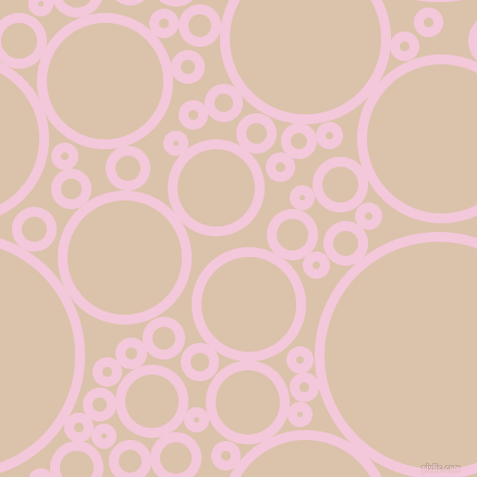 bubbles, circles, sponge, big, medium, small, 9 pixel line width, Classic Rose and Bone circles bubbles sponge soap seamless tileable