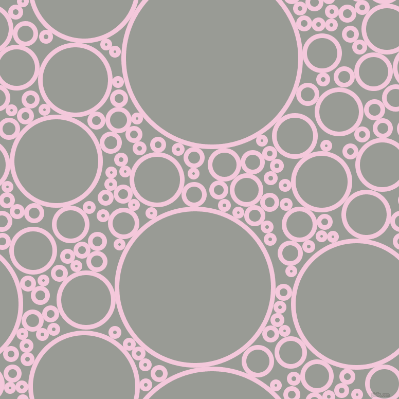 bubbles, circles, sponge, big, medium, small, 9 pixel line width, Classic Rose and Delta circles bubbles sponge soap seamless tileable