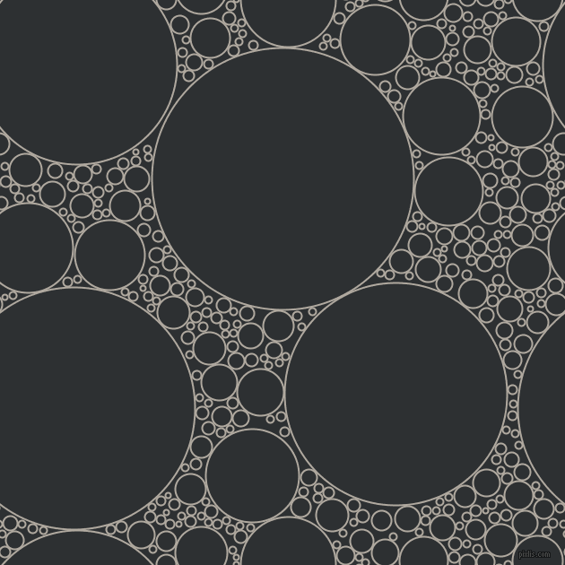bubbles, circles, sponge, big, medium, small, 2 pixel line width, Cloudy and Cod Grey circles bubbles sponge soap seamless tileable