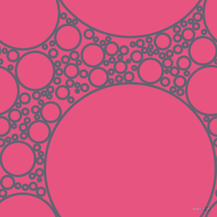 bubbles, circles, sponge, big, medium, small, 5 pixel line width, Comet and Dark Pink circles bubbles sponge soap seamless tileable