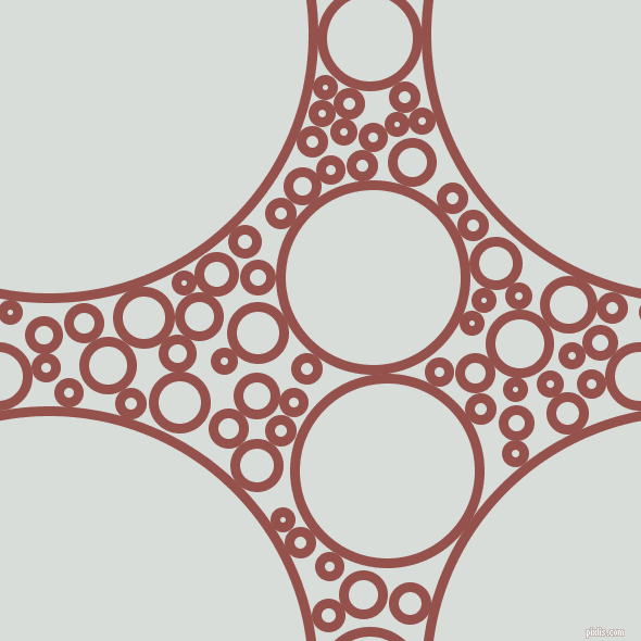bubbles, circles, sponge, big, medium, small, 9 pixel line width, Copper Rust and Mystic circles bubbles sponge soap seamless tileable
