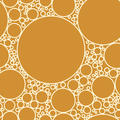 bubbles, circles, sponge, big, medium, small, 3 pixel line width, Corn Silk and Fuel Yellow circles bubbles sponge soap seamless tileable