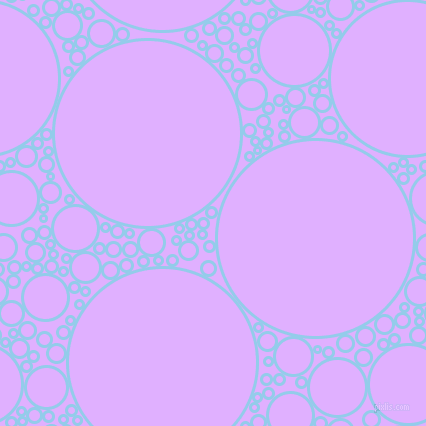 bubbles, circles, sponge, big, medium, small, 3 pixel line width, Cornflower and Mauve circles bubbles sponge soap seamless tileable