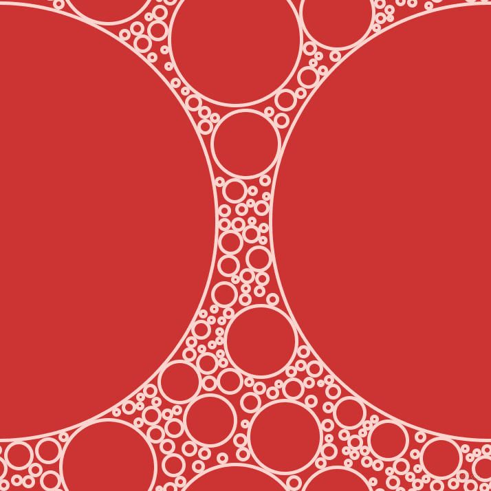 bubbles, circles, sponge, big, medium, small, 5 pixel line width, Cosmos and Persian Red circles bubbles sponge soap seamless tileable