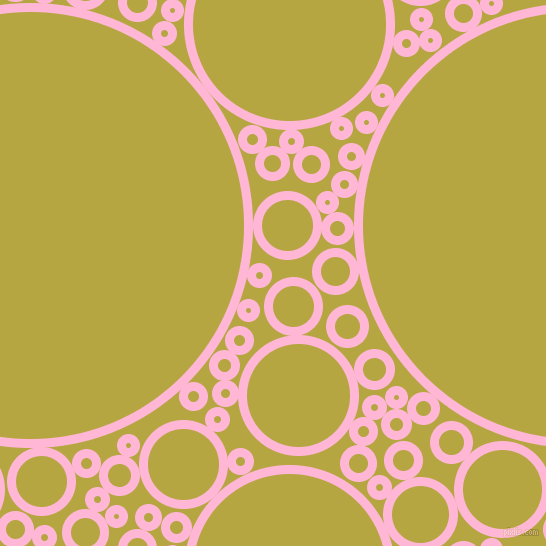 bubbles, circles, sponge, big, medium, small, 9 pixel line width, Cotton Candy and Brass circles bubbles sponge soap seamless tileable