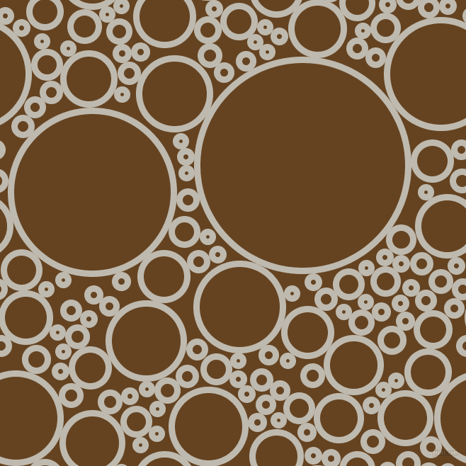 bubbles, circles, sponge, big, medium, small, 9 pixel line width, Cotton Seed and Dark Brown circles bubbles sponge soap seamless tileable