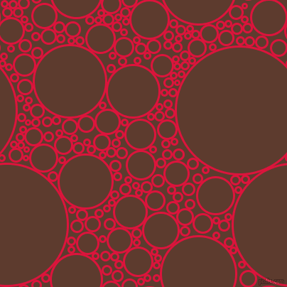 bubbles, circles, sponge, big, medium, small, 3 pixel line width, Crimson and Cioccolato circles bubbles sponge soap seamless tileable