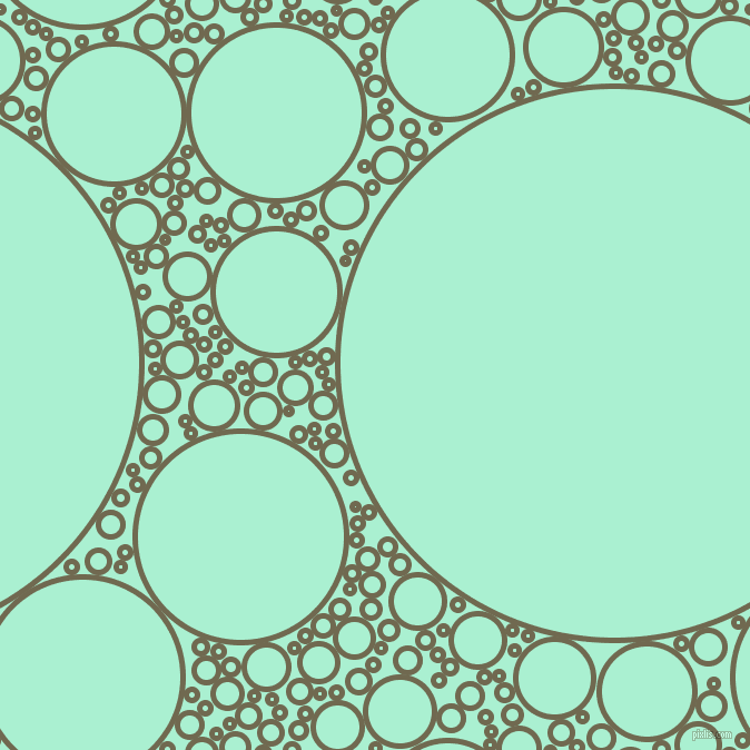 bubbles, circles, sponge, big, medium, small, 5 pixel line width, Crocodile and Magic Mint circles bubbles sponge soap seamless tileable
