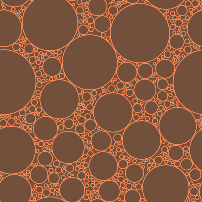 bubbles, circles, sponge, big, medium, small, 3 pixel line width, Crusta and Old Copper circles bubbles sponge soap seamless tileable